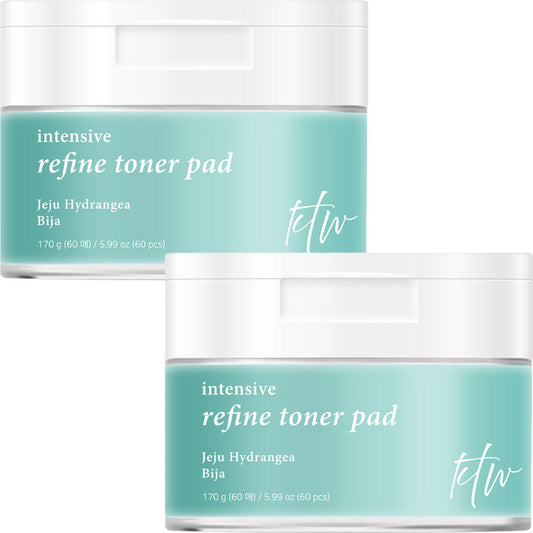 KTW Intensive Eoseongcho Weak Acid Cotton Vegan Toner Pads 60 sheets, 60ea, 1ea