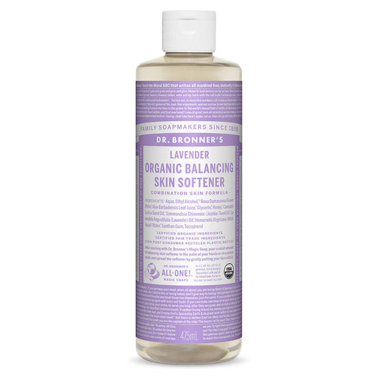 Dr. Bronner's Lavender Balancing Skin Softener, 475ml, 1ea
