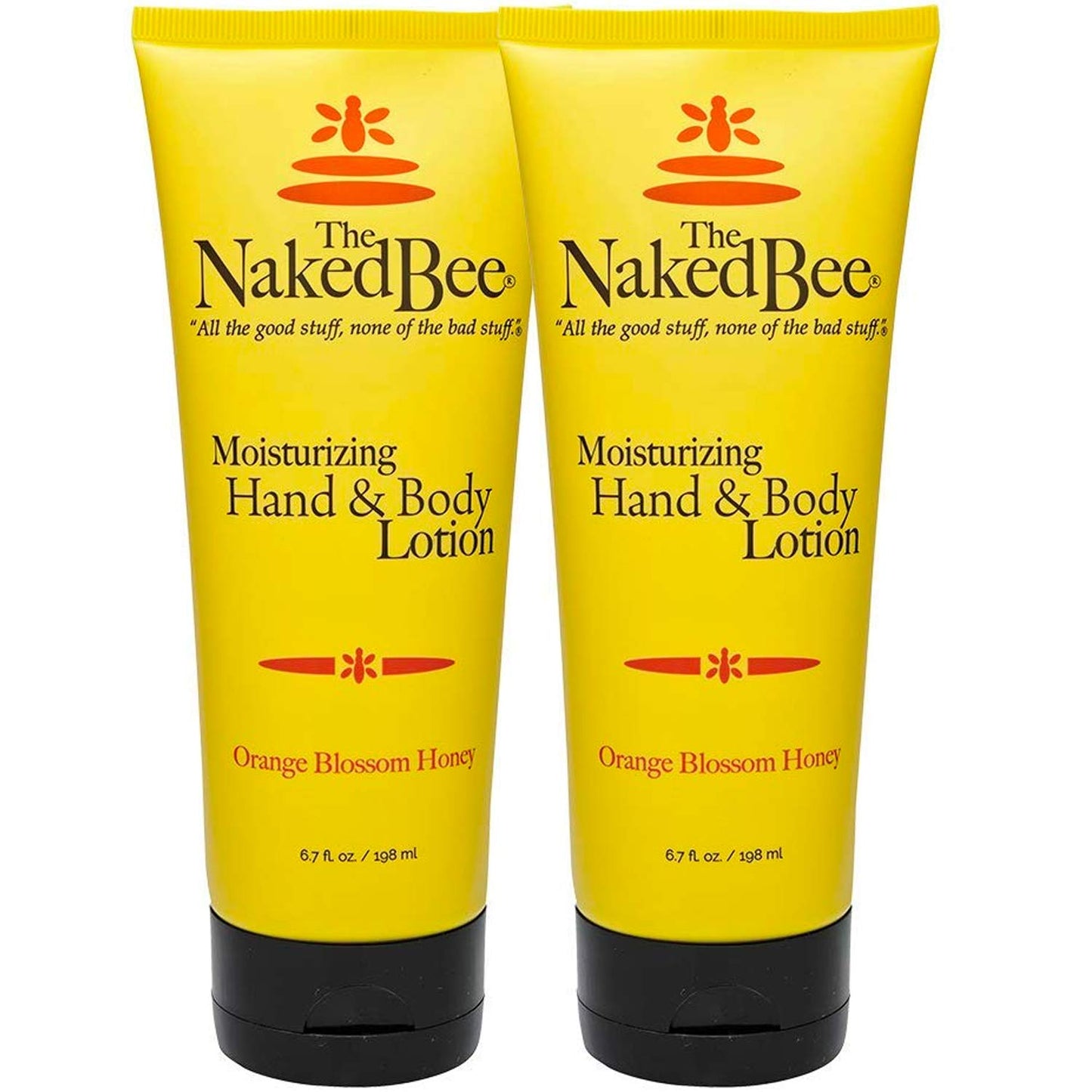 The Naked Bee Orange Blossom Honey Hand and Body Lotion, 6.7oz - 2 Pack