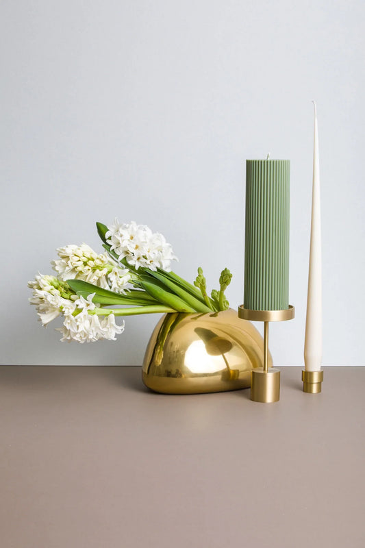 Ribbed Column Candle