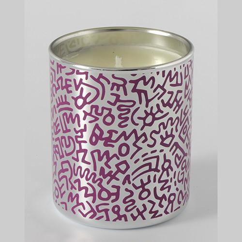 Keith Haring Candles by Ligne Blanche Paris Candles Ligne Blanche Violet Chrome