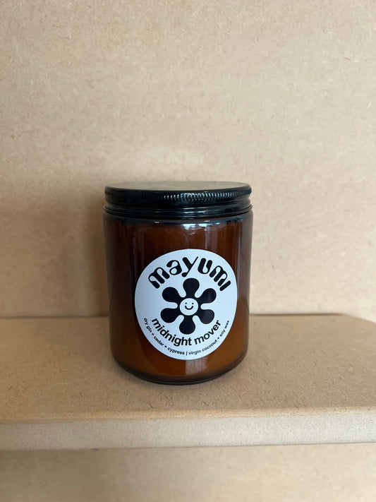 MIDNIGHT MOVER CANDLE: dry gin + cedar + cypress