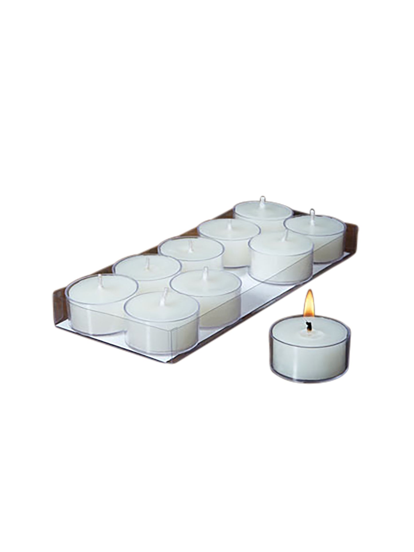 MATCH Pewter Beeswax Tea Light Candles