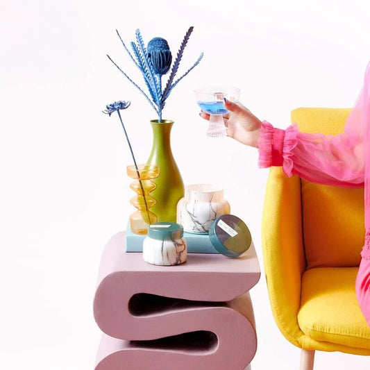 Modern Marble Signature Jar, 19 oz