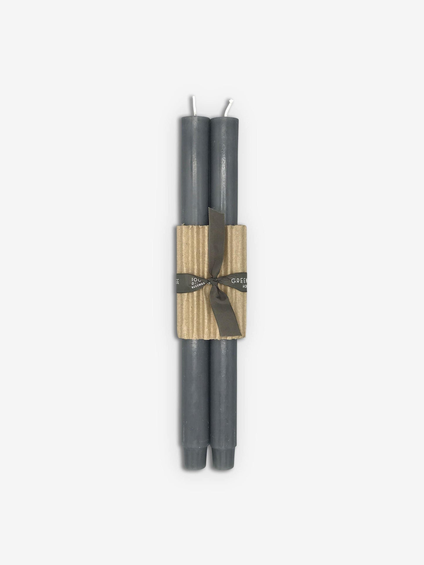 Greentree Home Pair of 12" Church Taper Candles by Greentree Home Home Accessories New Candles and Home Fragrance Grey