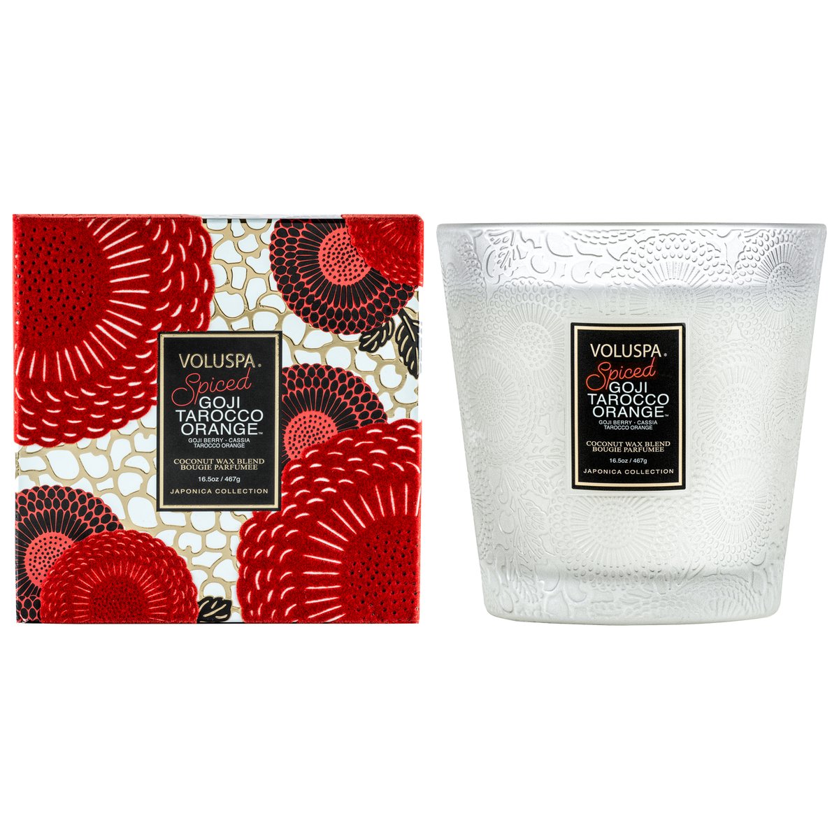 {Voluspa} 2 Wick Candle :: Spiced Goji Tarocco Orange