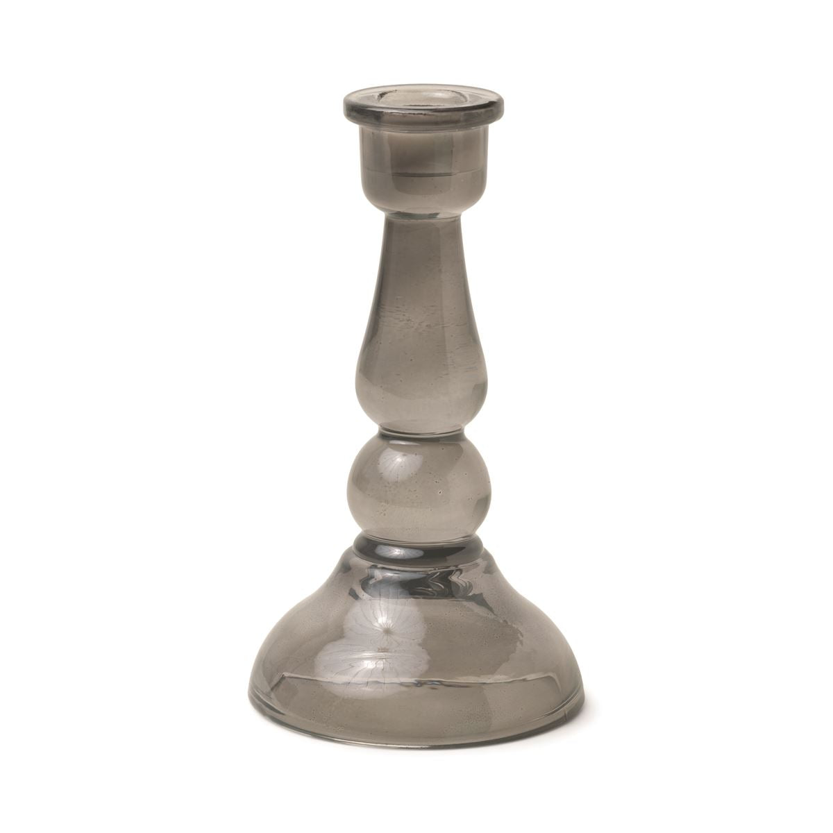 {Paddywax} Tall Glass Taper Candle Holder :: Black