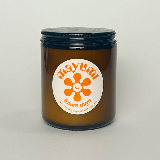 FUTURE DAYS CANDLE: yuzu  + hinoki