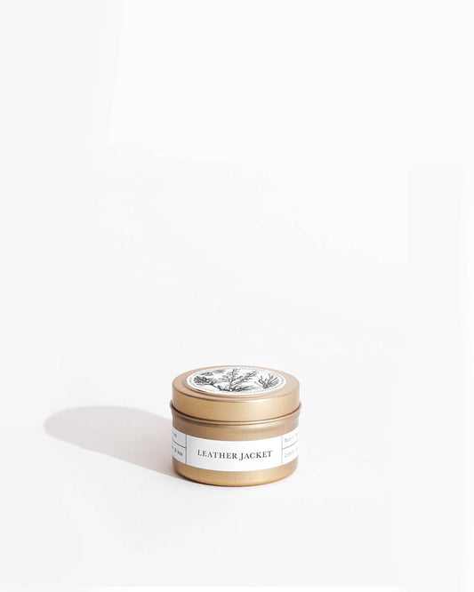 {Brooklyn Candle Studio} Travel Candle :: Leather Jacket
