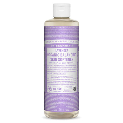 Dr. Bronner's Lavender Balancing Skin Softener, 475ml, 1ea
