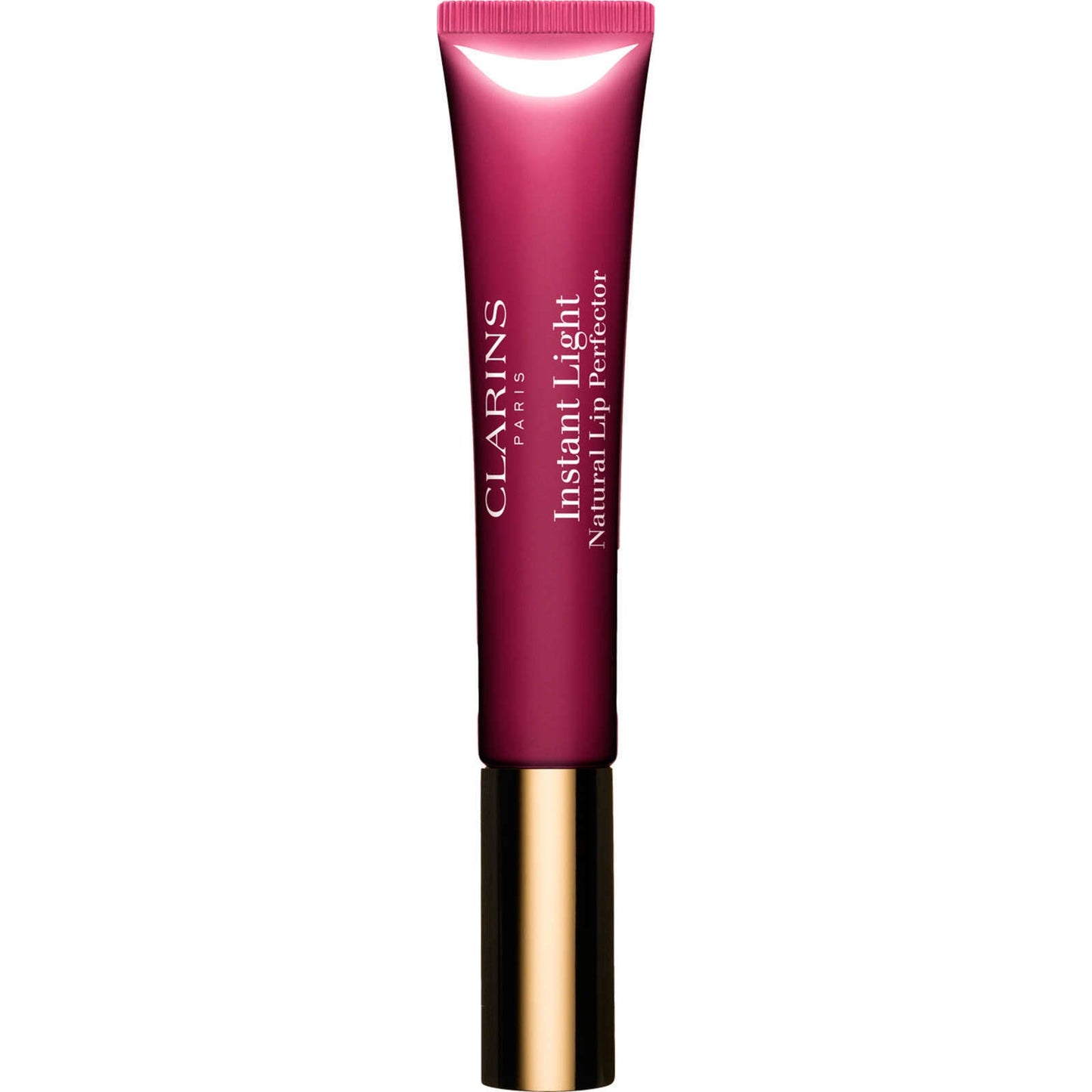 Clarins Natural Lip Perfector 08 Plum Shimmer Color Softly Textured Sweet NEW
