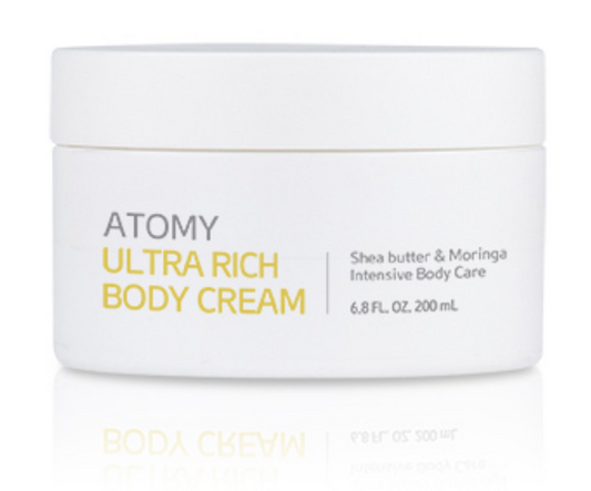 Atomy Ultra Rich Body Cream Shea Butter Moringa Intensive Care 6.8 fl.oz NEW
