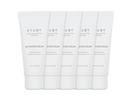 Atomy The Fame Nutrition Cream Travel Kit Unfading Beauty 5pcs 0.7 fl.oz ea NEW