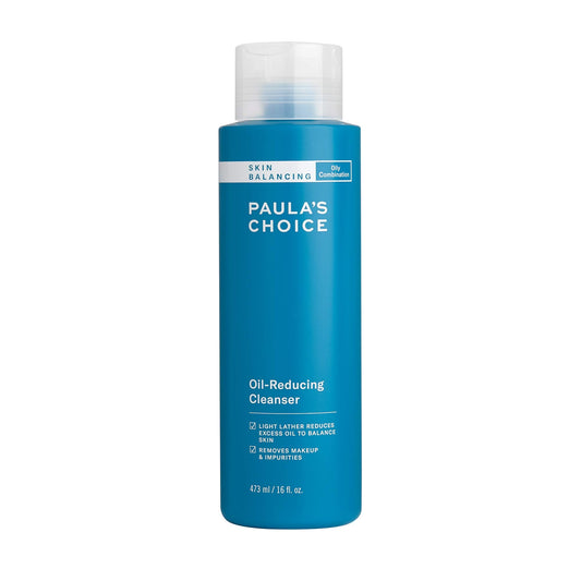 Paula's Choice SKIN BALANCING Oil-Reducing Cleanser with Aloe, Face Wash for Oily Skin & Large Pores, 16 Ounce