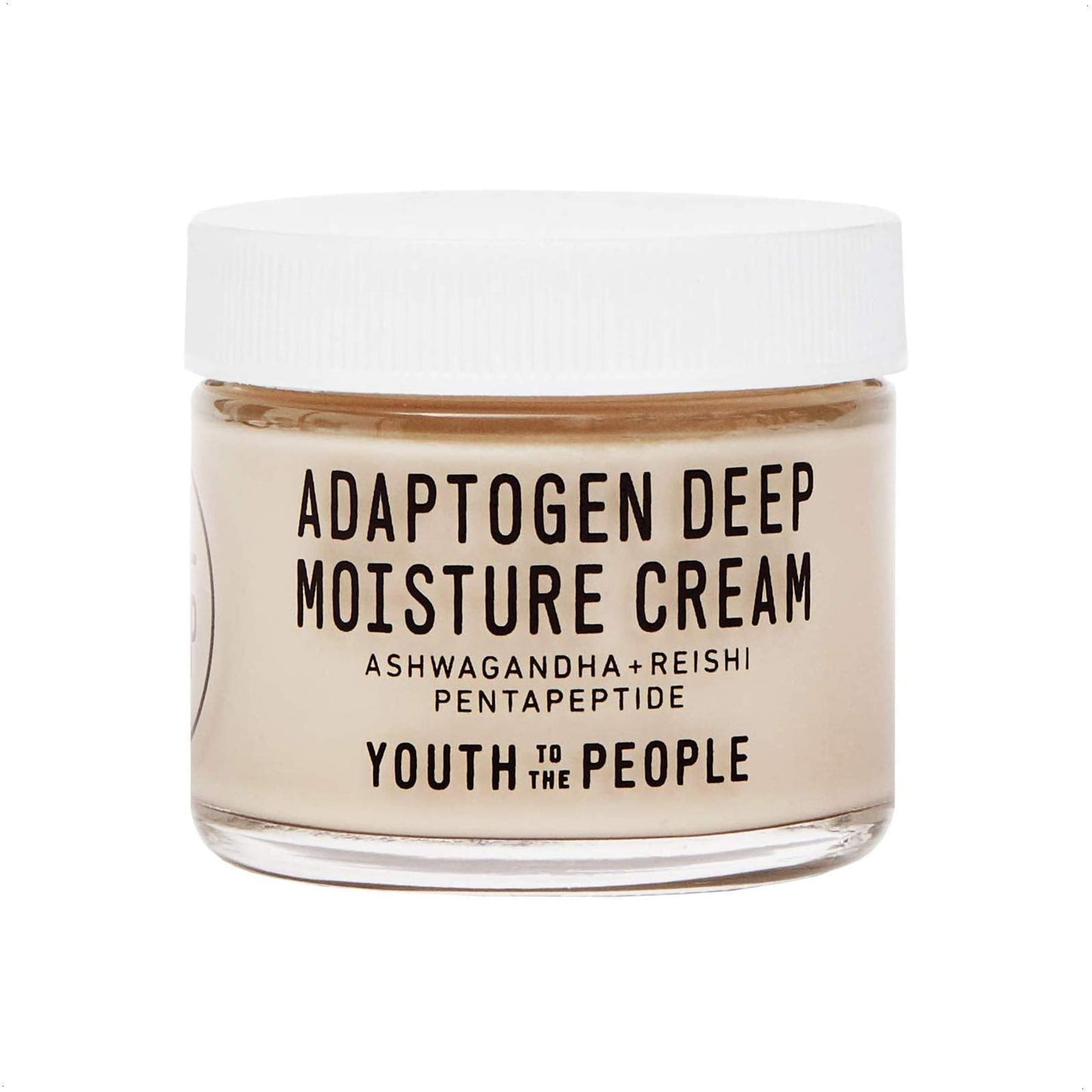 Youth To The People Adaptogen Moisturizer for Sensitive Skin - Anti Aging Face Cream + Hydrating Moisturizer with Ashwagandha & Reishi Mushroom for Visibly Calmer Skin (2oz)