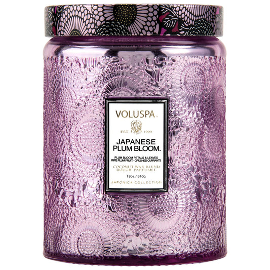 Japanese Plum Bloom Large Jar Candle