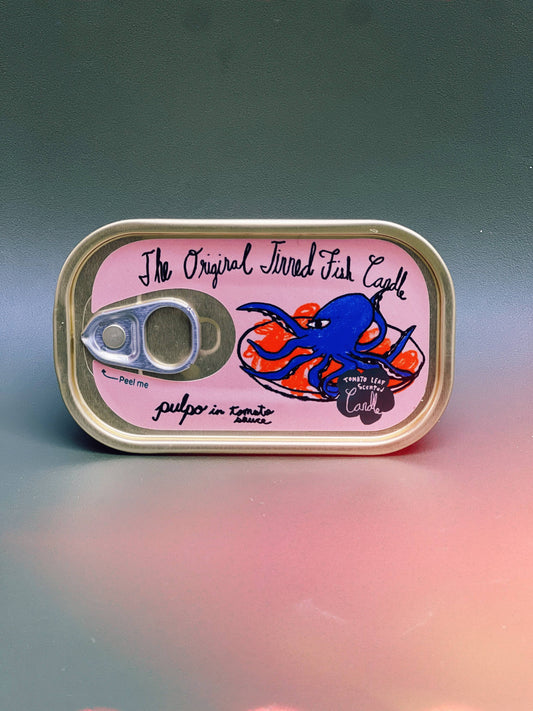 {Tinned Candle} Tinned Fish Candle :: Pulpo in Tomato Sauce