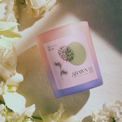 Personalized Month Candle Birthday Flowers Candle Home Decorative Gifts
