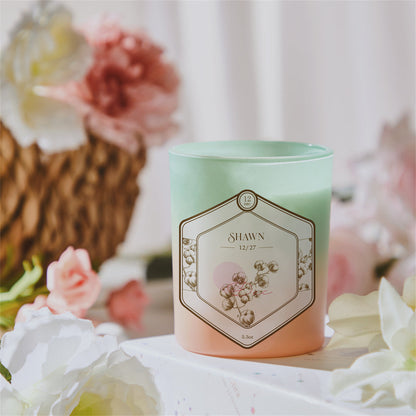 Personalized Birthday Flowers Candle Month Candle Home Decorative Gifts