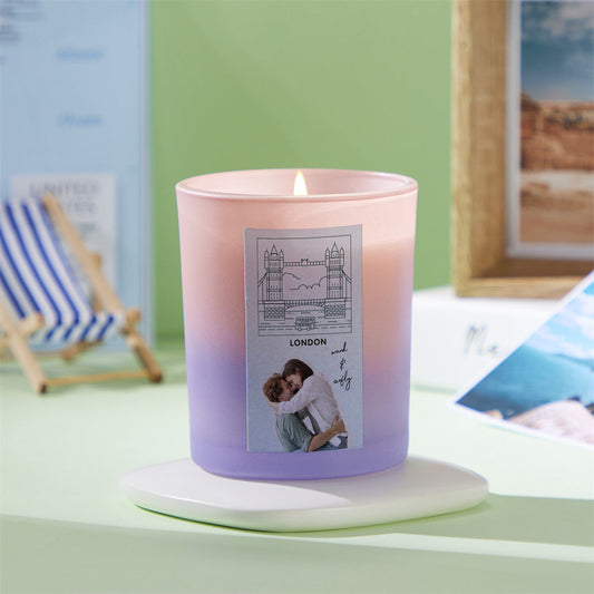 Personalized City Aromatherapy Home Decorative Fragrance Candles Gift
