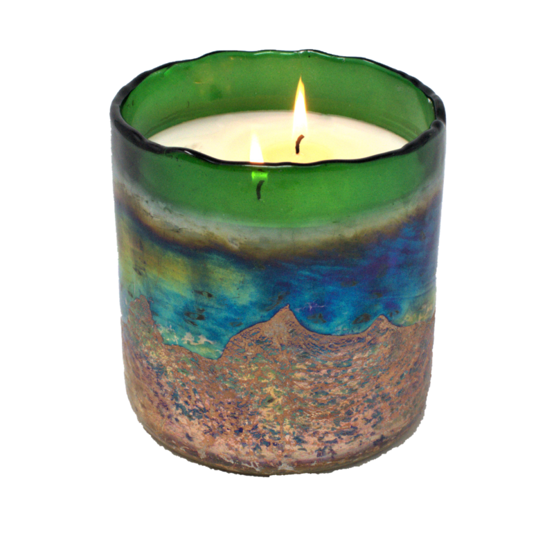 Horizon Handblown Glass Candle