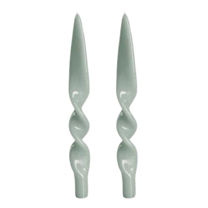 Lacquer Twist Candle Pair-Bespoke Designs