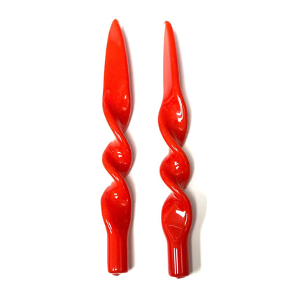 Lacquer Twist Candle Pair-Bespoke Designs