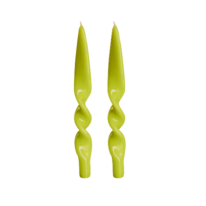 Lacquer Twist Candle Pair-Bespoke Designs