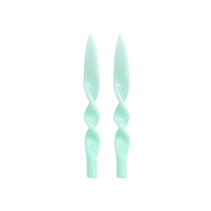 Lacquer Twist Candle Pair-Bespoke Designs