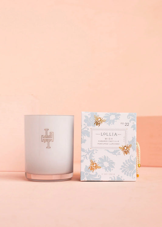 {Lollia} Perfumed Luminary Scented Candle :: Wish