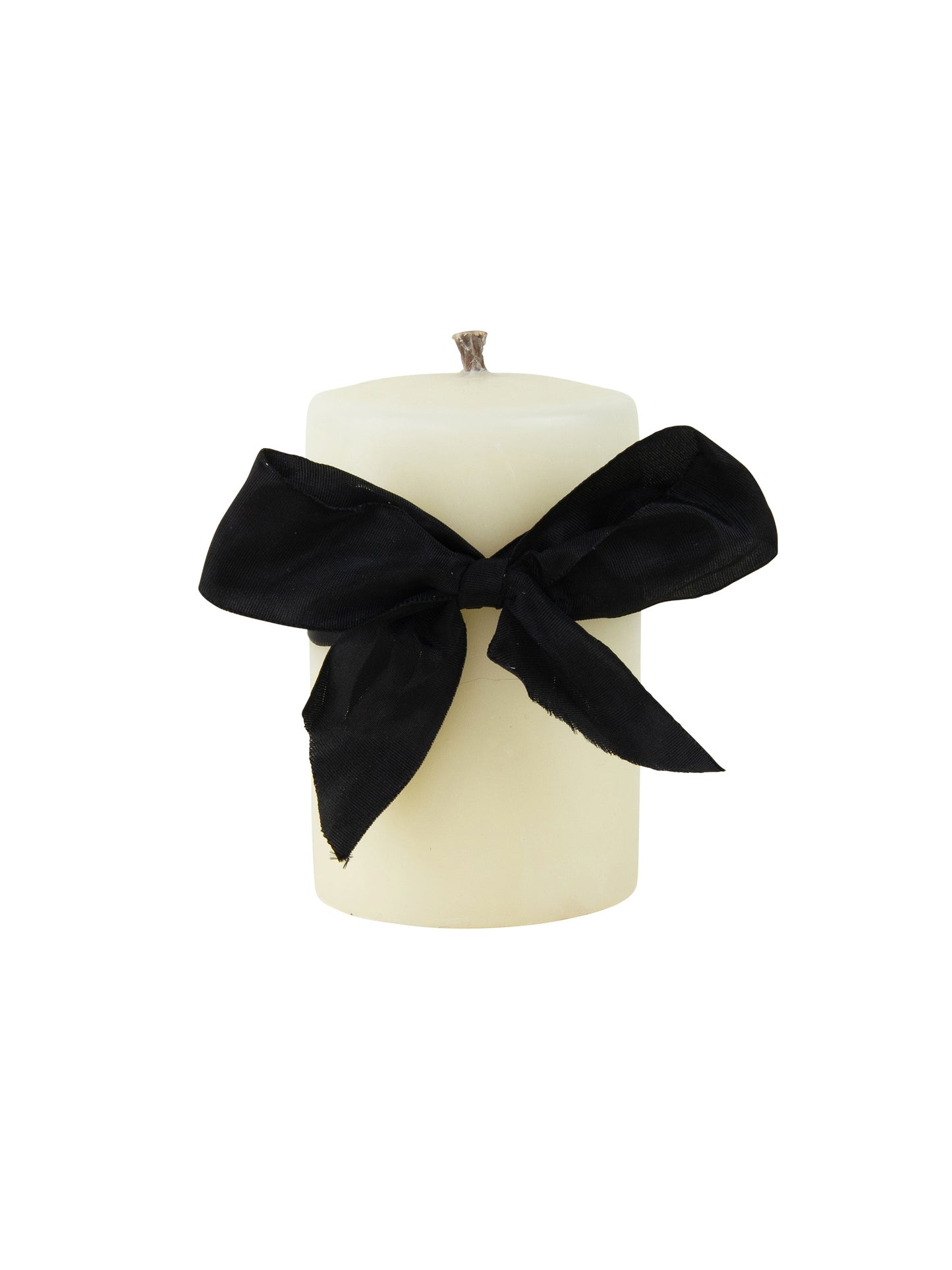 MATCH Pewter Beeswax Smooth Pillar Candle Ivory 4 x 6 Inch Diameter Weston Table