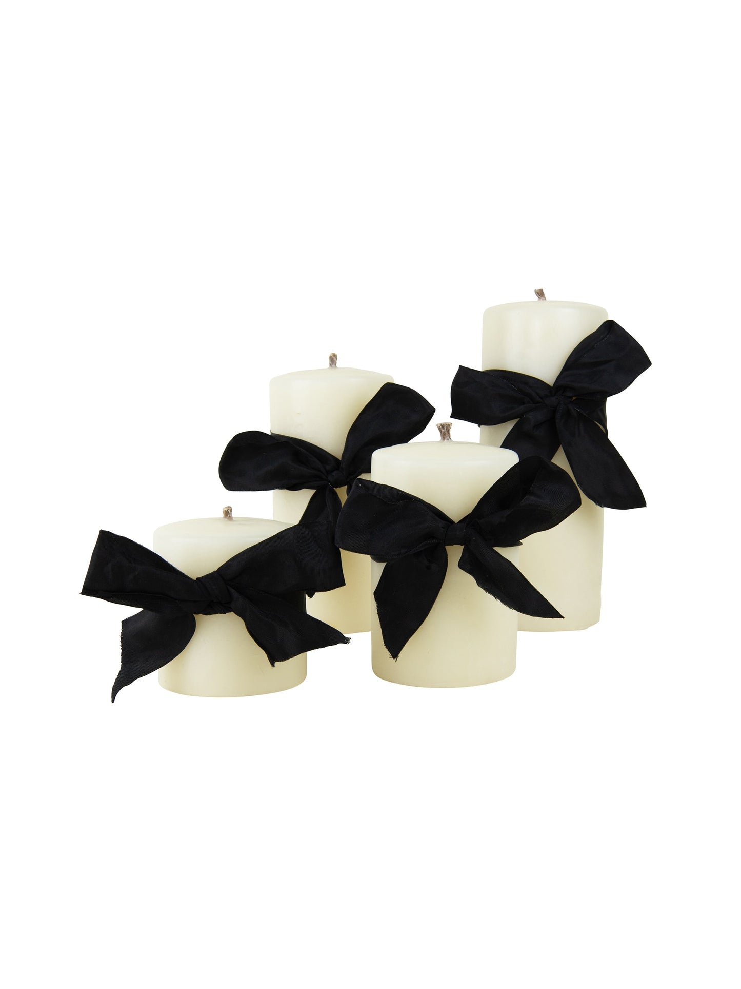 MATCH Pewter Beeswax Smooth Pillar Candle 4 Inch Diameter Weston Table