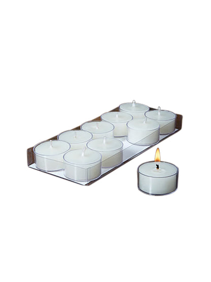 MATCH Pewter Beeswax Tea Light Candles