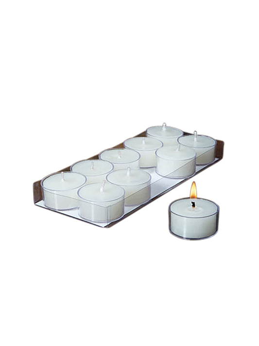 MATCH Pewter Beeswax Tea Light Candles