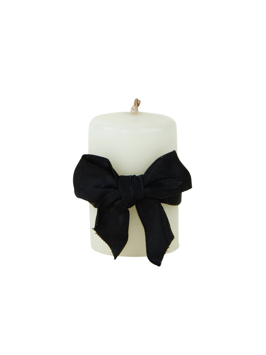 Match Pewter Beeswax Smooth Pillar Candle  Ivory 3" H x 2" D   Weston Table