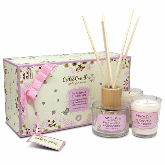 Pink Grapefruit & Champagne Gift Box Mini