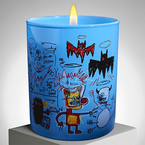 Jean-Michel Basquiat Candles by Ligne Blanche Paris Candles Ligne Blanche Blue