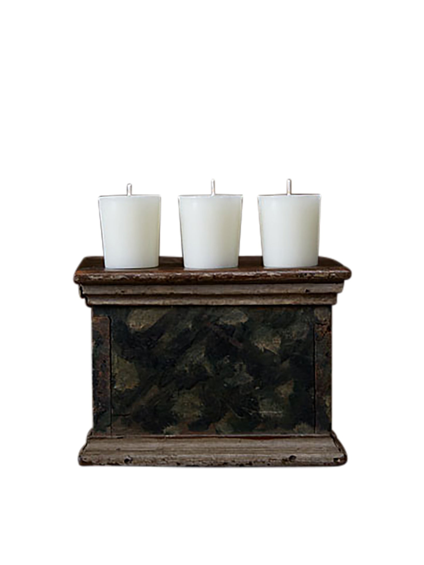 MATCH Pewter Beeswax Votive Candles Ivory Weston Table