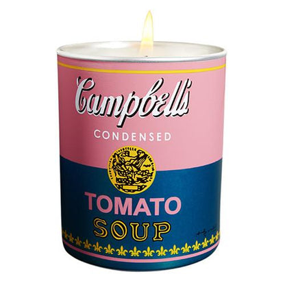 Andy Warhol Campbell's Soup Can Candle by Ligne Blanche Paris Candles Ligne Blanche Pink/Green