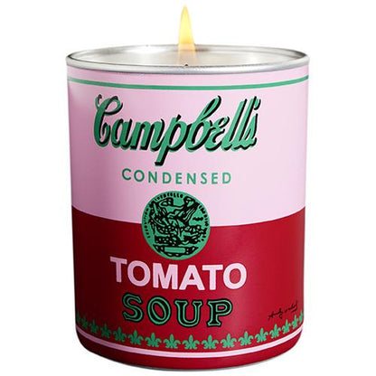 Andy Warhol Campbell's Soup Can Candle by Ligne Blanche Paris Candles Ligne Blanche Pink/Red