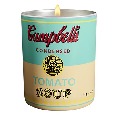 Andy Warhol Campbell's Soup Can Candle by Ligne Blanche Paris Candles Ligne Blanche Turquoise/Yellow