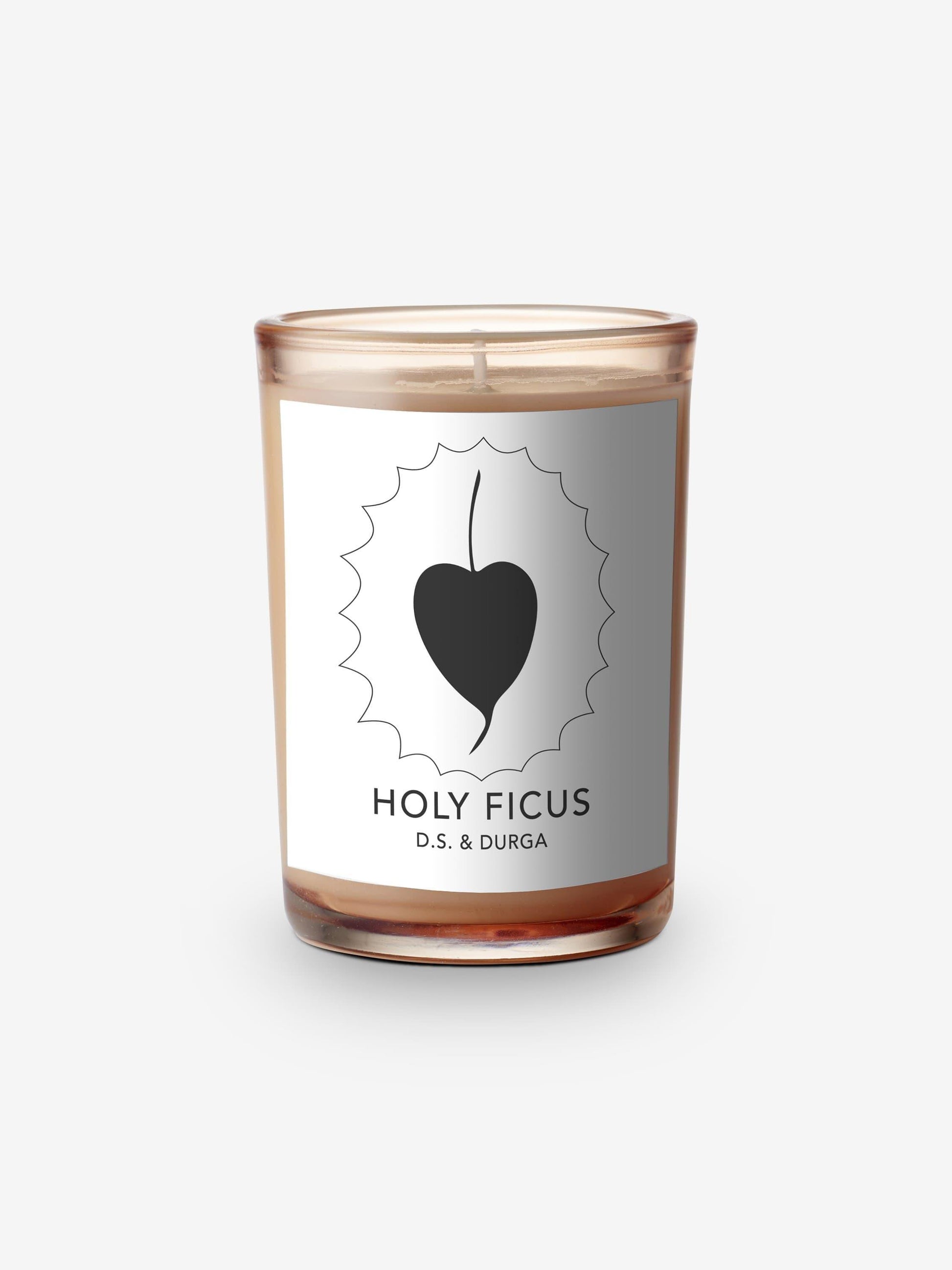 D.S. & Durga Holy Ficus Candle by D.S. & Durga Home Accessories New Candles and Home Fragrance 4" H x 2.75" Diameter / Natural / Wax