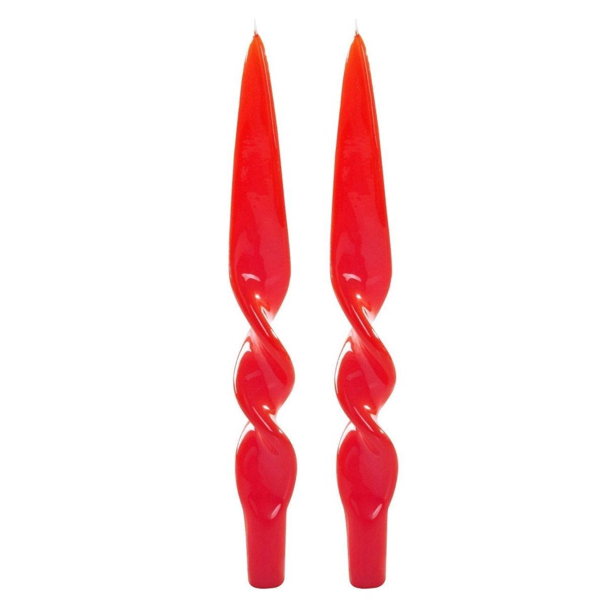 Lacquer Twist Candle Pair-Bespoke Designs