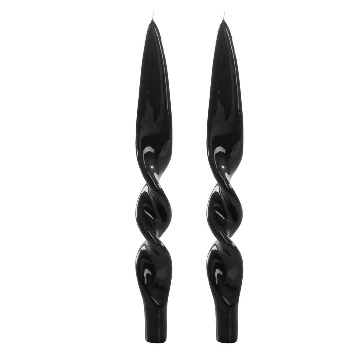 Lacquer Twist Candle Pair-Bespoke Designs