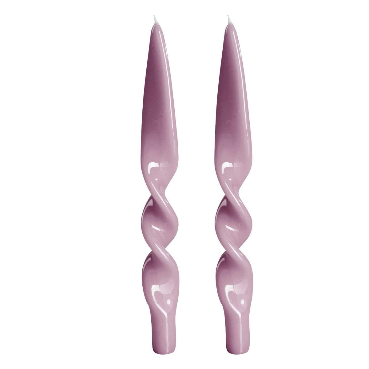 Lacquer Twist Candle Pair-Bespoke Designs