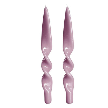 Lacquer Twist Candle Pair-Bespoke Designs