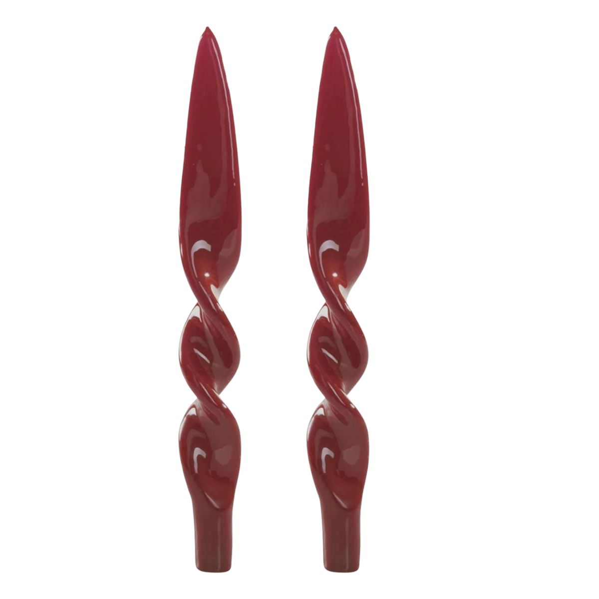 Lacquer Twist Candle Pair-Bespoke Designs