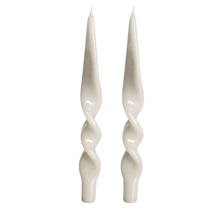Lacquer Twist Candle Pair-Bespoke Designs
