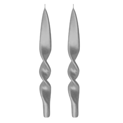 Lacquer Twist Candle Pair-Bespoke Designs