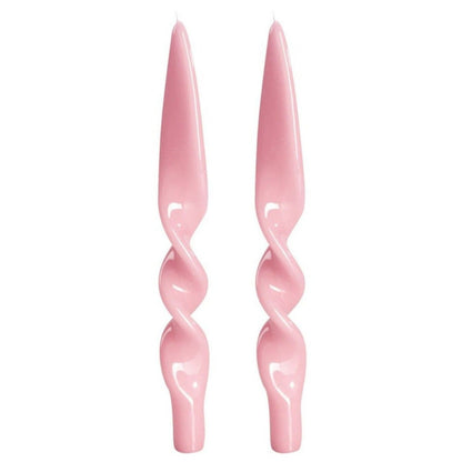 Lacquer Twist Candle Pair-Bespoke Designs